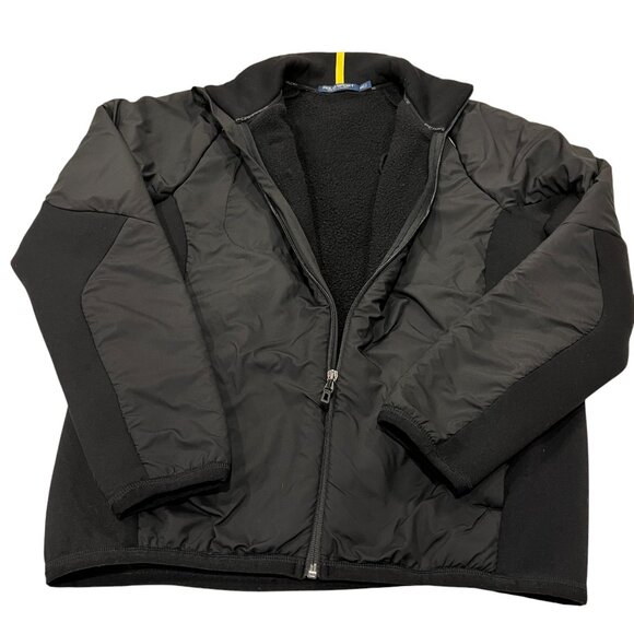 Polo Ralph Lauren Men’s Full Zip Hybrid Tech Jacket, Black, M - Picture 8 of 11